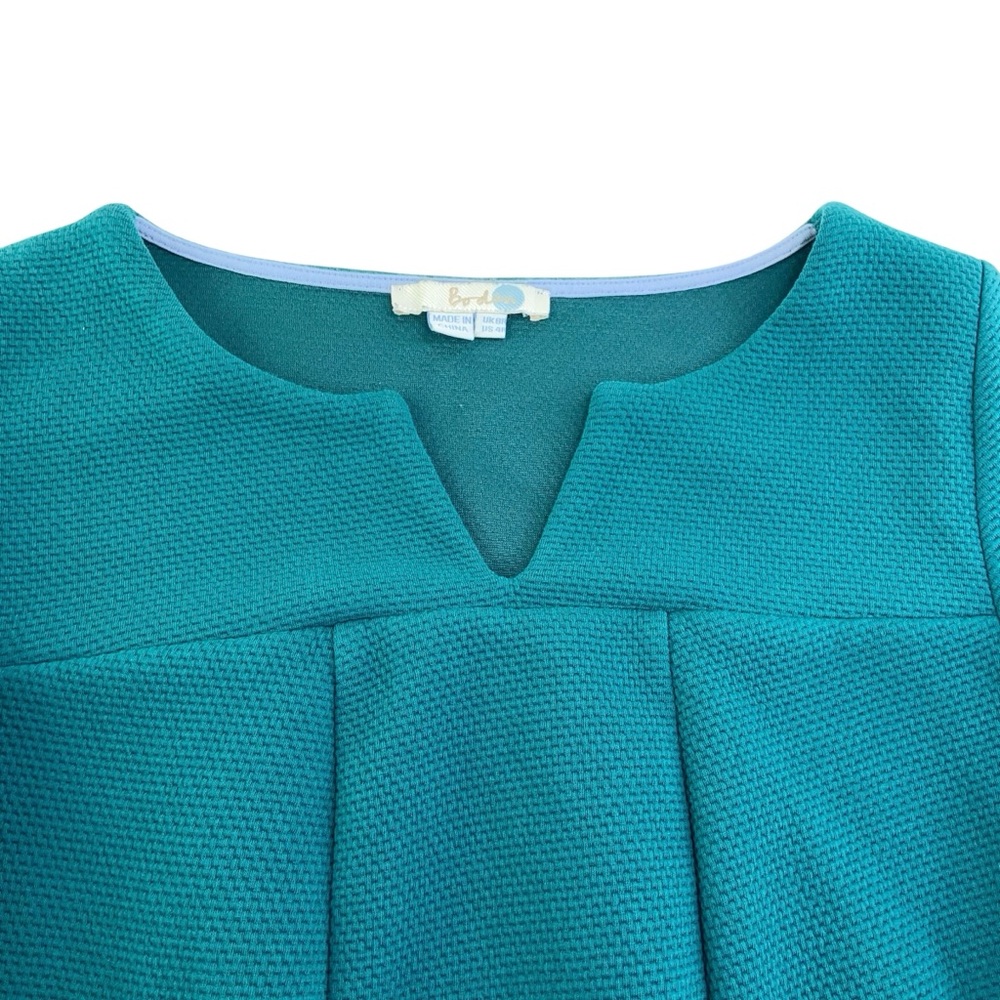 Boden Genevieve Dress in Emerald Green - Picture 3 of 6